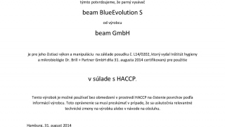 Položky / <strong>HACCP</strong> Certifikát