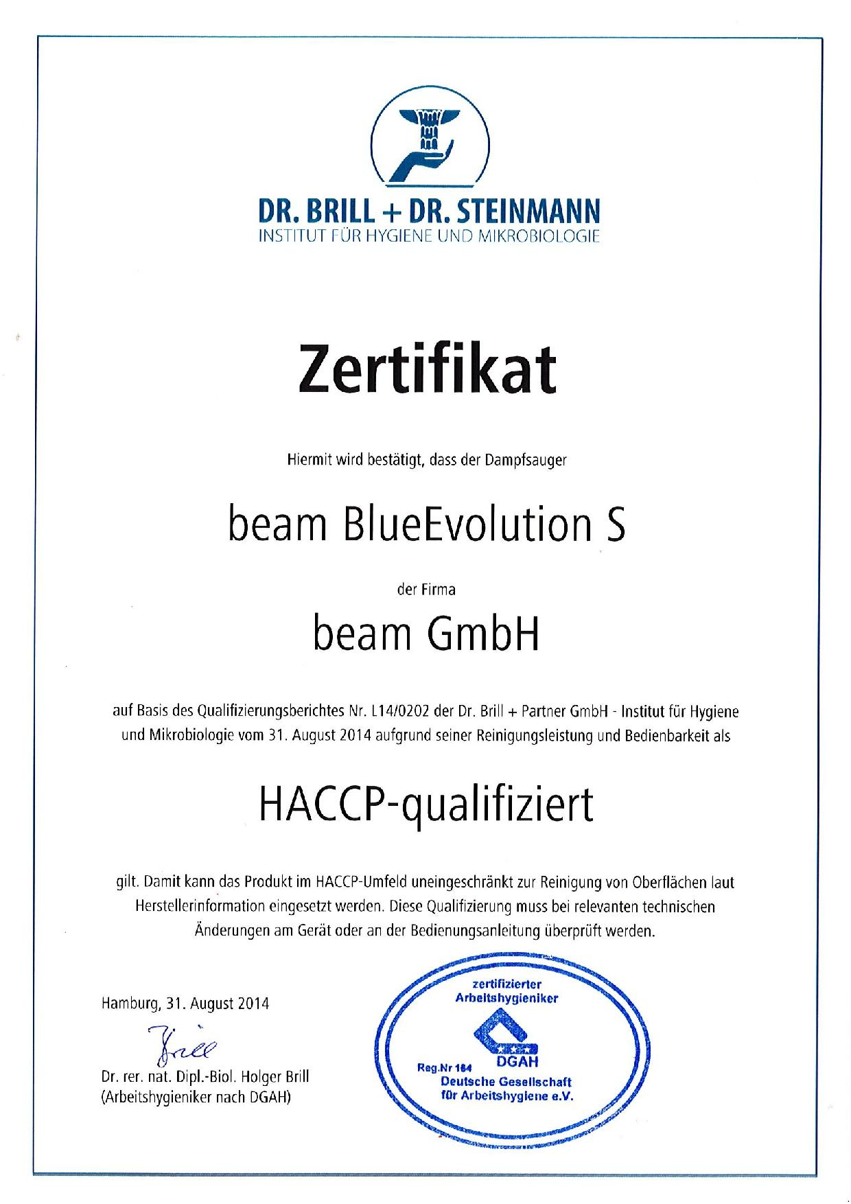 <strong>HACCP</strong> Certifikát